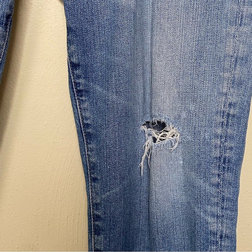 AG-ED DENIM Adriano Goldschmied Classic Blue Straight Fade Jeans Sz 31R - Picture 7 of 16